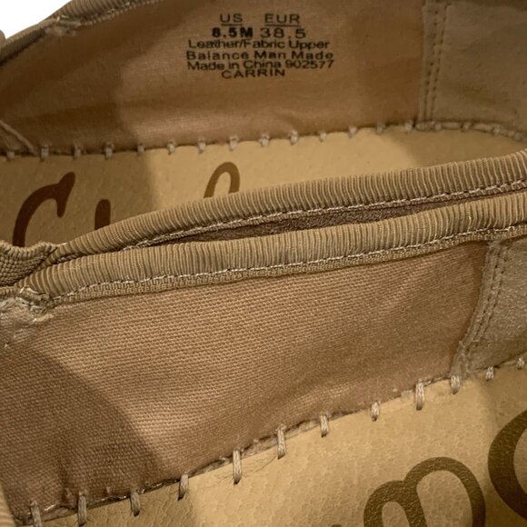 SAM EDELMAN Espadrille Women 8.5 Circus Flatform Slip On Christina Camel - Picture 6 of 9